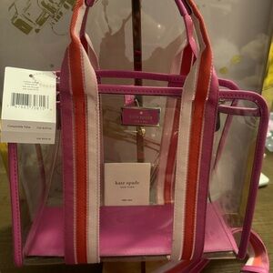 Kate Spade Sam see through medium satchel